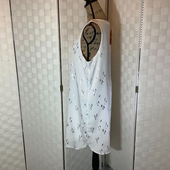 NWT Gianni Bini white dress size large - Picture 6 of 8
